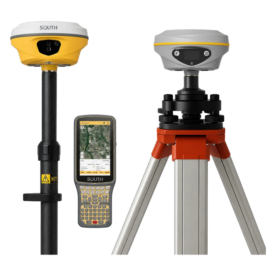 Combo GNSS South: receptor INNO 6 móvil, receptor ALPS 1 base y colectora H6 — Top Tek México